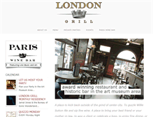 Tablet Screenshot of londongrill.com